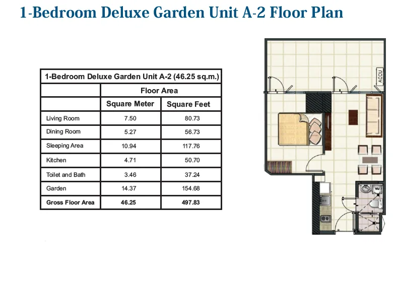 https://manilacondohub-smdc.com/images/properties/blue/unit-layouts/11 - BLUE - 1BR deluxe garden unit A-1 (+46.25sqm).webp